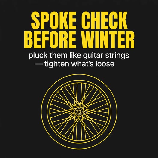 Workbench Tip: Pluck Your Spokes Like Guitar Strings Before Winter