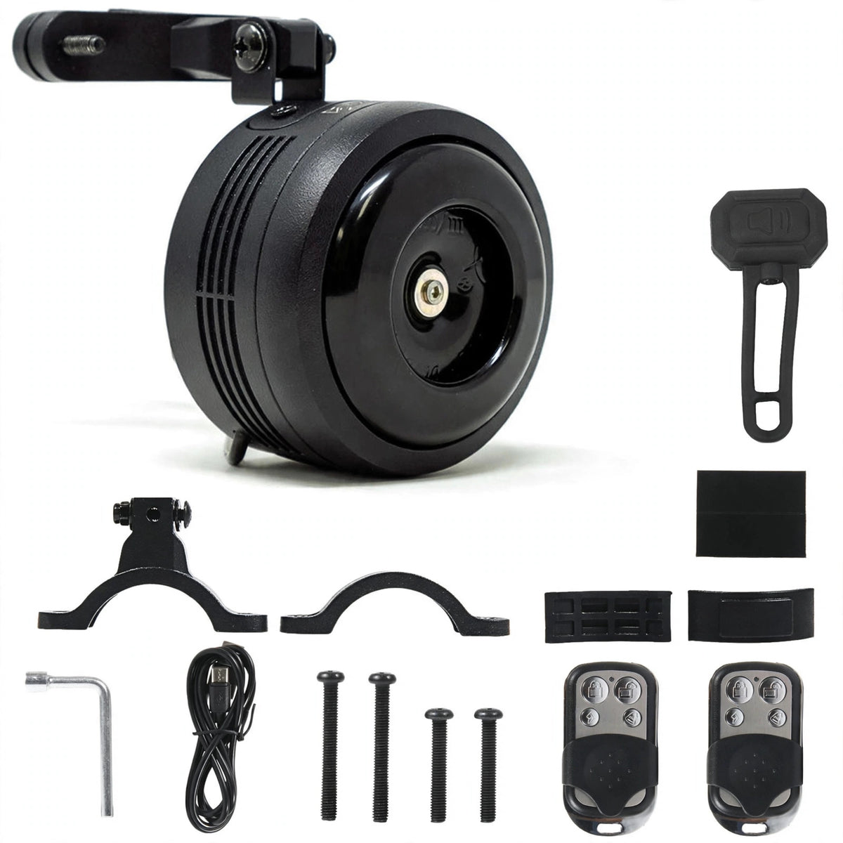 Electric Bike Horn Alarm | Remote Control Anti-Theft | Super Loud