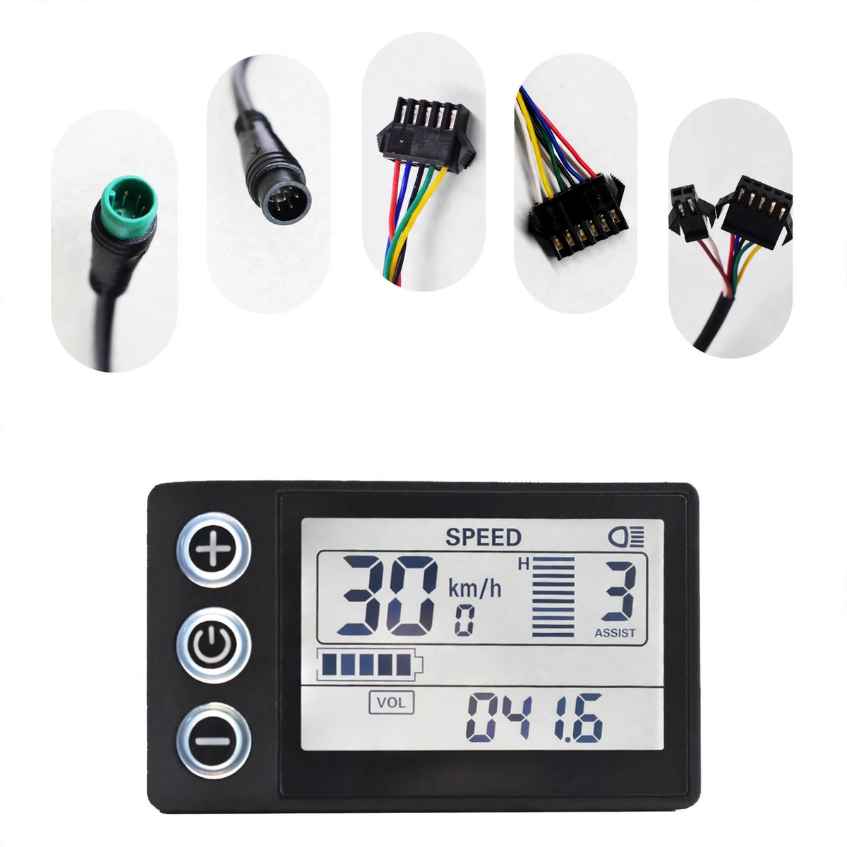 S866 E-Bike Display | LCD | 24-60V Speedometer