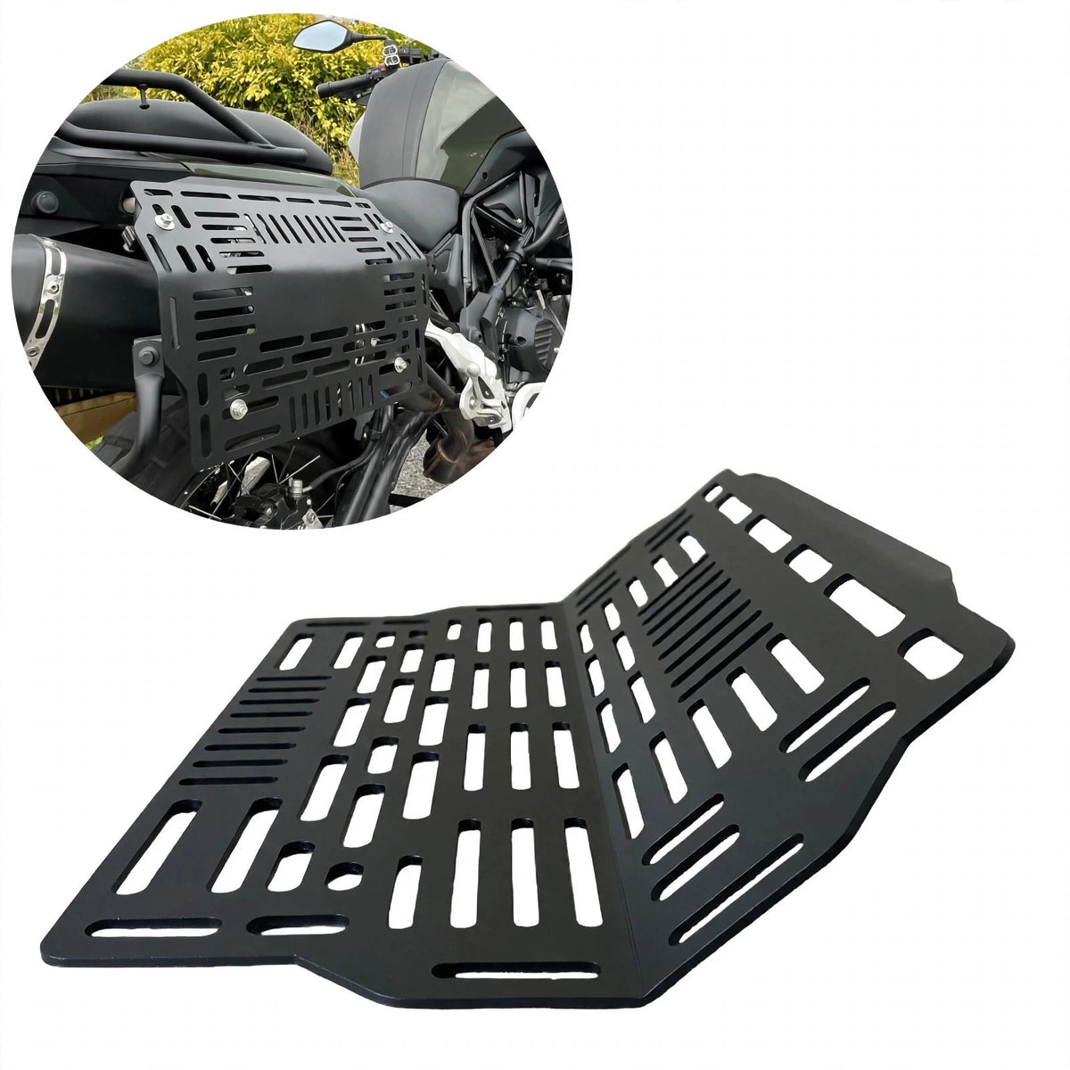 BMW GS Luggage Bracket | Exhaust-Side Frame Support | R1200-R1250