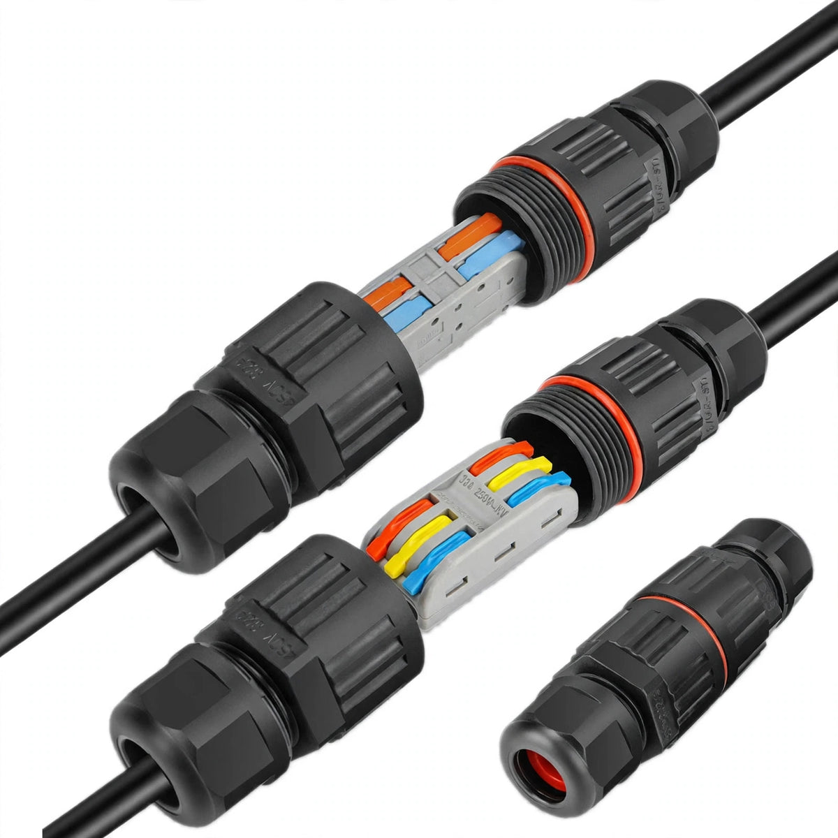 IP68 Waterproof Wire Connector | 2/3-Pin | Quick Connect
