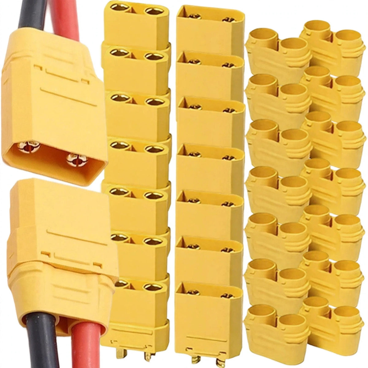 40/1pc XT90 Plug Male Female Connector Cable Wire Terminal Power Plugs for RC Lipo Battery Drone Boat Car Connectors Adapter