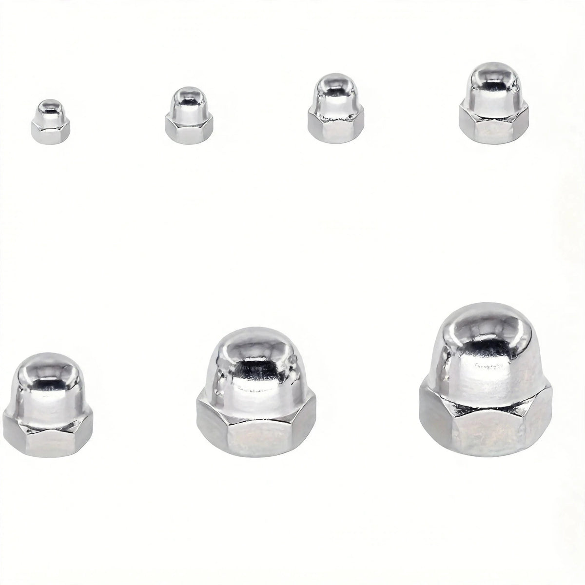 140-Pc Stainless Hex Bolt & Nut Set | M3-M12 Round Head | DIY/Auto