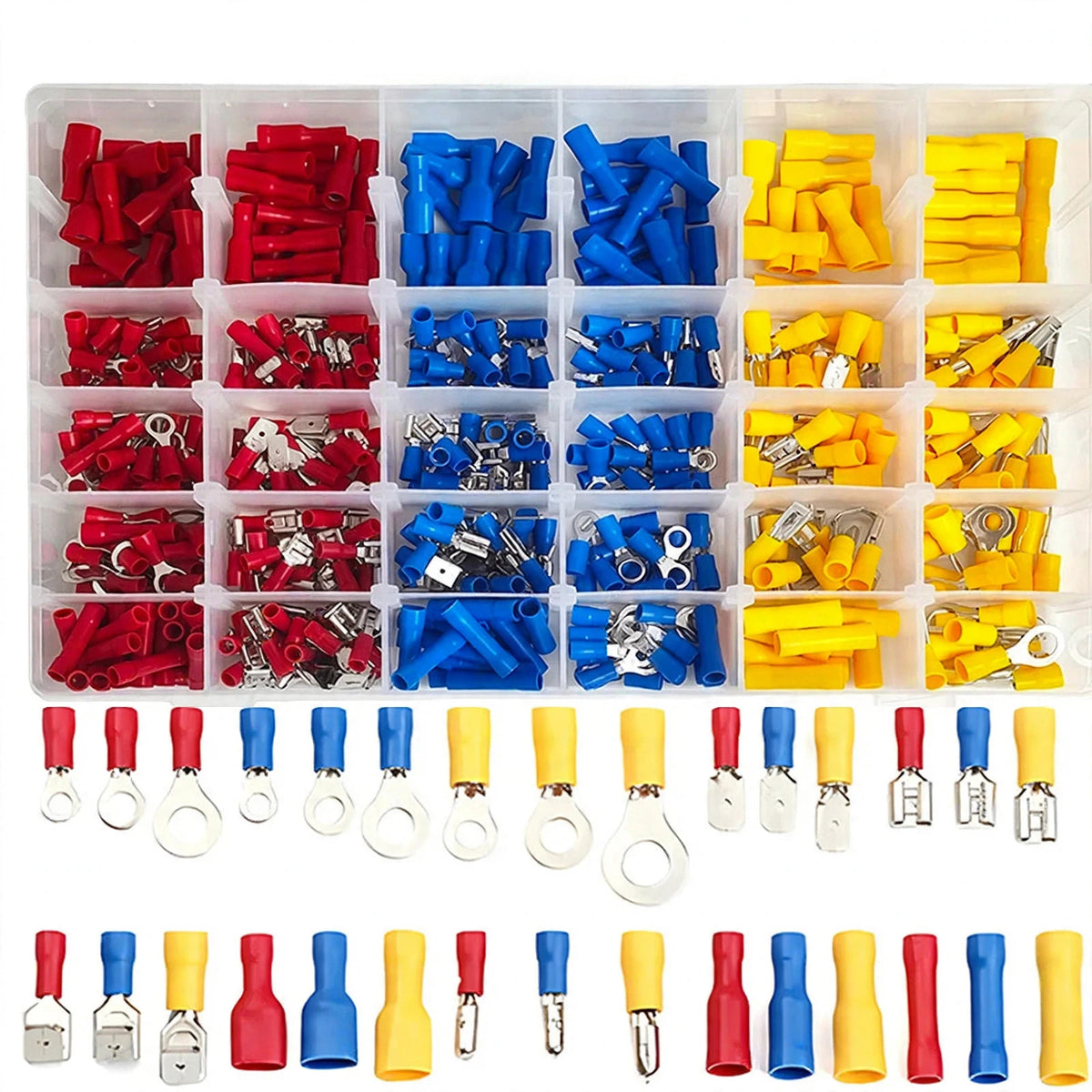 Quick-Connect Terminal Kit | Fork, Ring & Spade | Low-Voltage DC