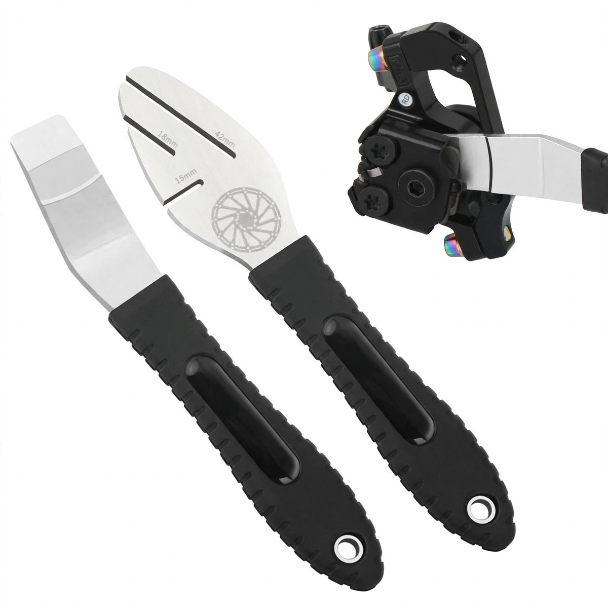 Disc Brake Piston Pusher | Stainless Steel Caliper Adjustment Tool | TL-A / TL-B