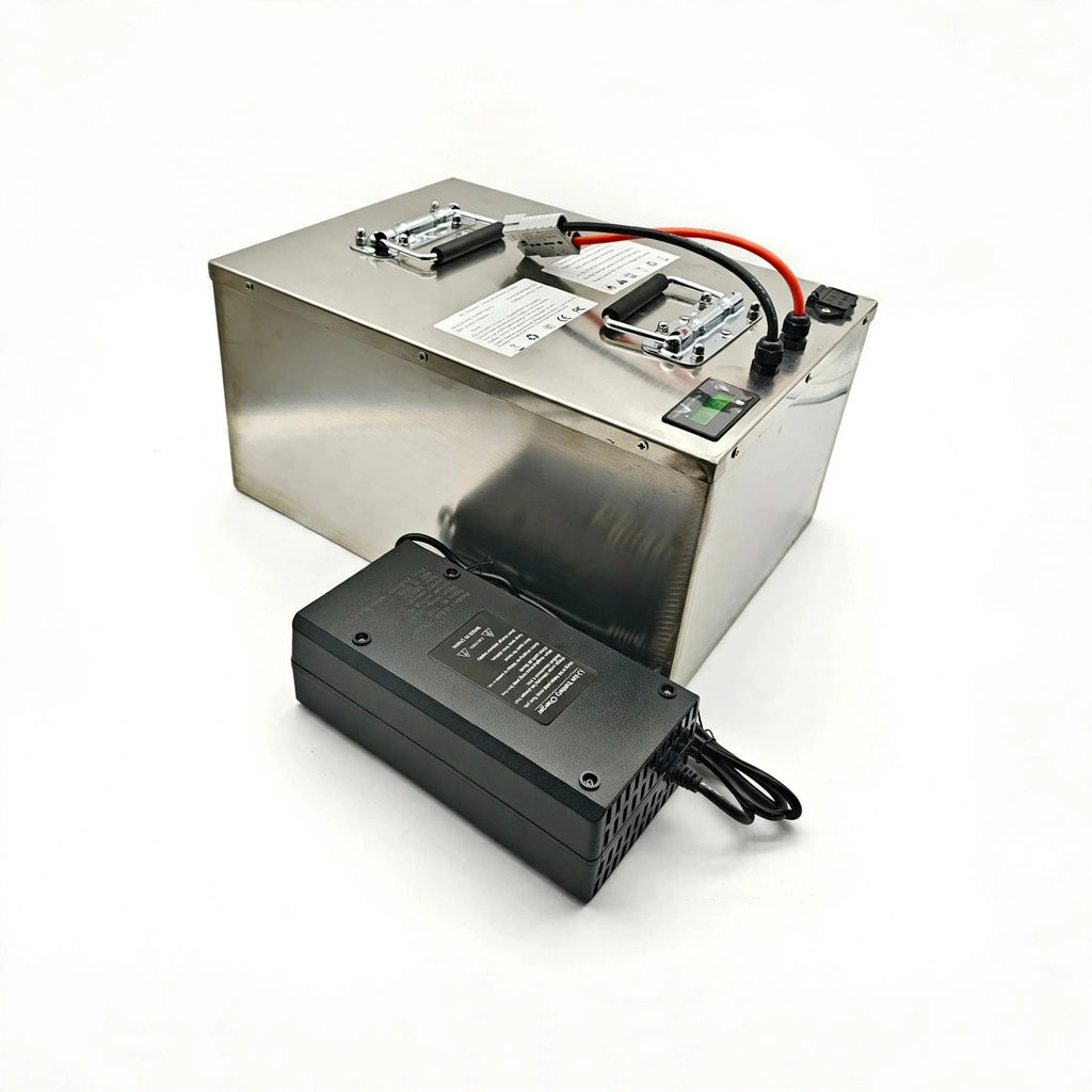 LifePo4 High Capacity Lithium Battery 72V 50Ah-200Ah for Golf Cart Electric Vehicle with Compatible Charger 60AH-200Ah