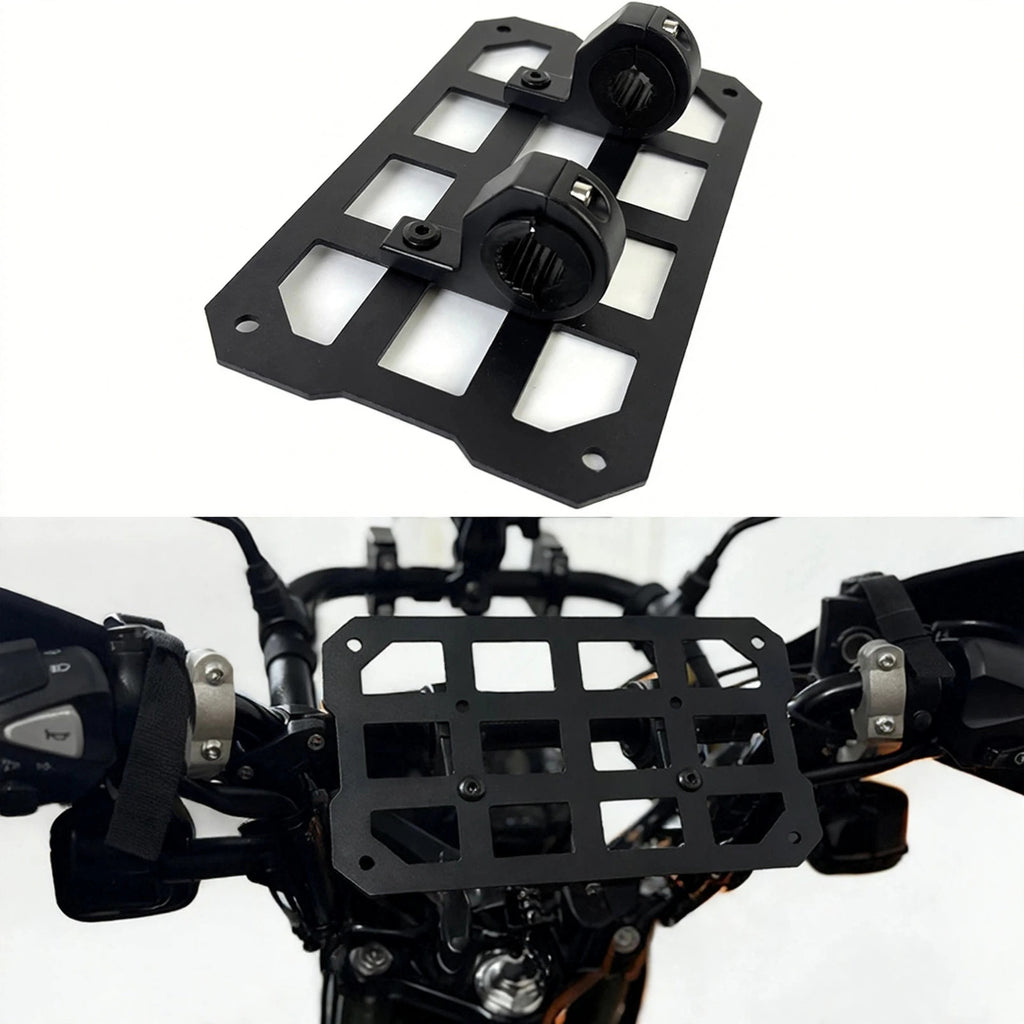 Motorcycle Molle Panel universal navigation bracket multifunctional crossbar mobile phone GPS fixed bracket riding equipment