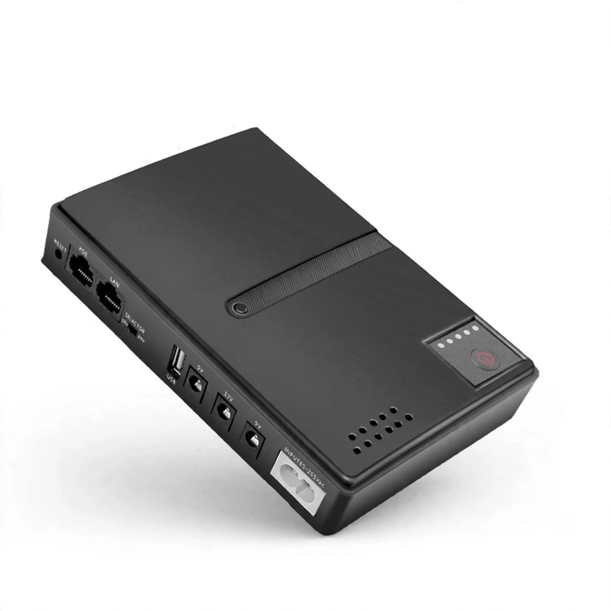 1018L 4*18650 Uninterruptible Power Supply Case  5V 9V 12V UPS Router Optical Cat Backup Power Supply No Batteries Included