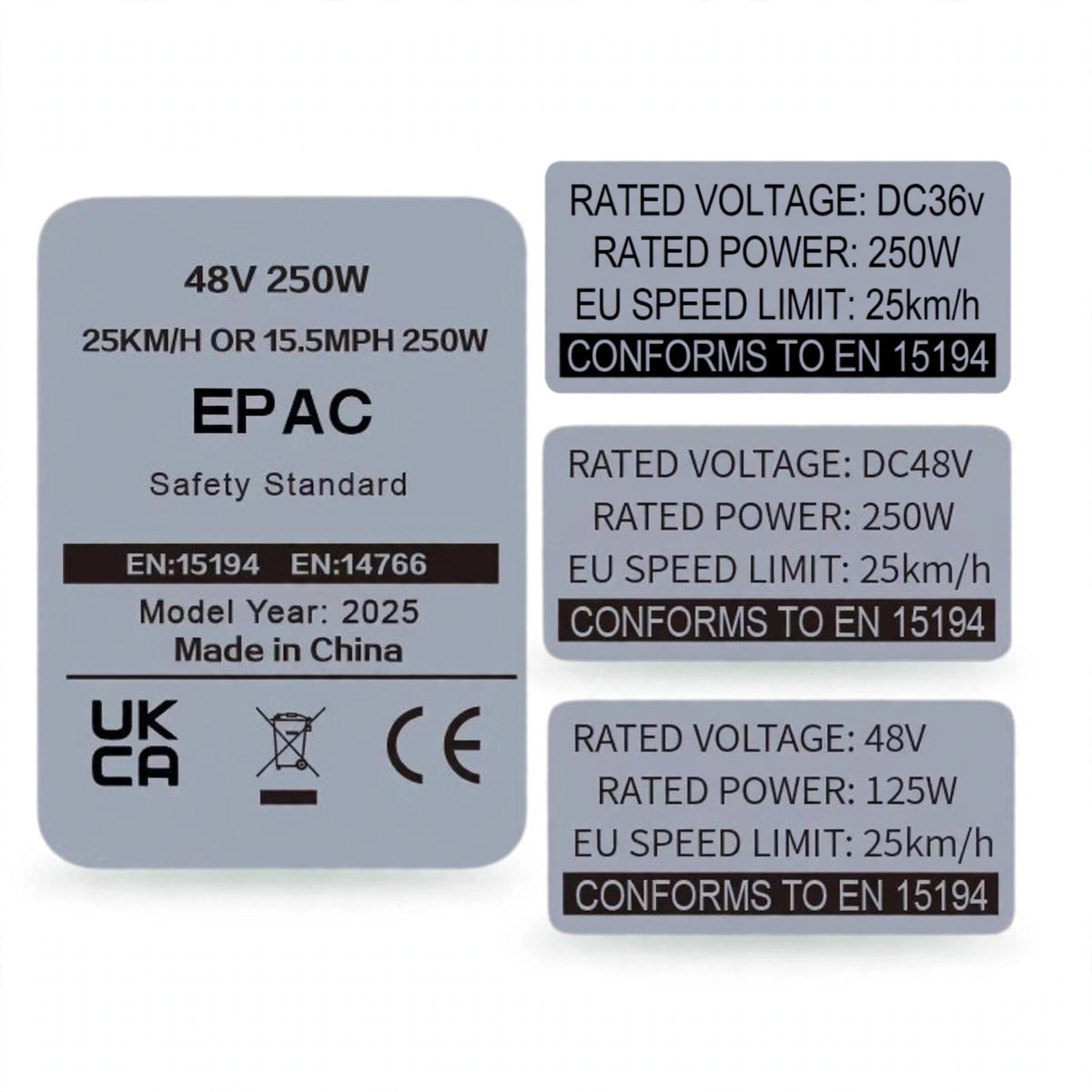Ebike modification kit stickers,36V 48V 250W Electric Bike Lable,Compataible for Bafang Tongsheng and other Brand Conversion Kit