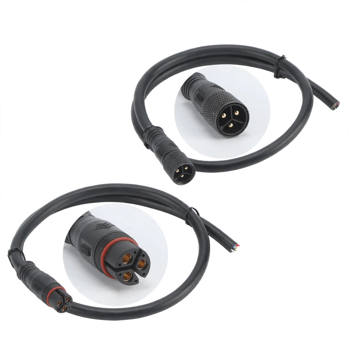 Electric Bicycle Accessory Motor E-Bike Controller motor conversion cable Waterproof Plug 9pin extension L1115AG/AM