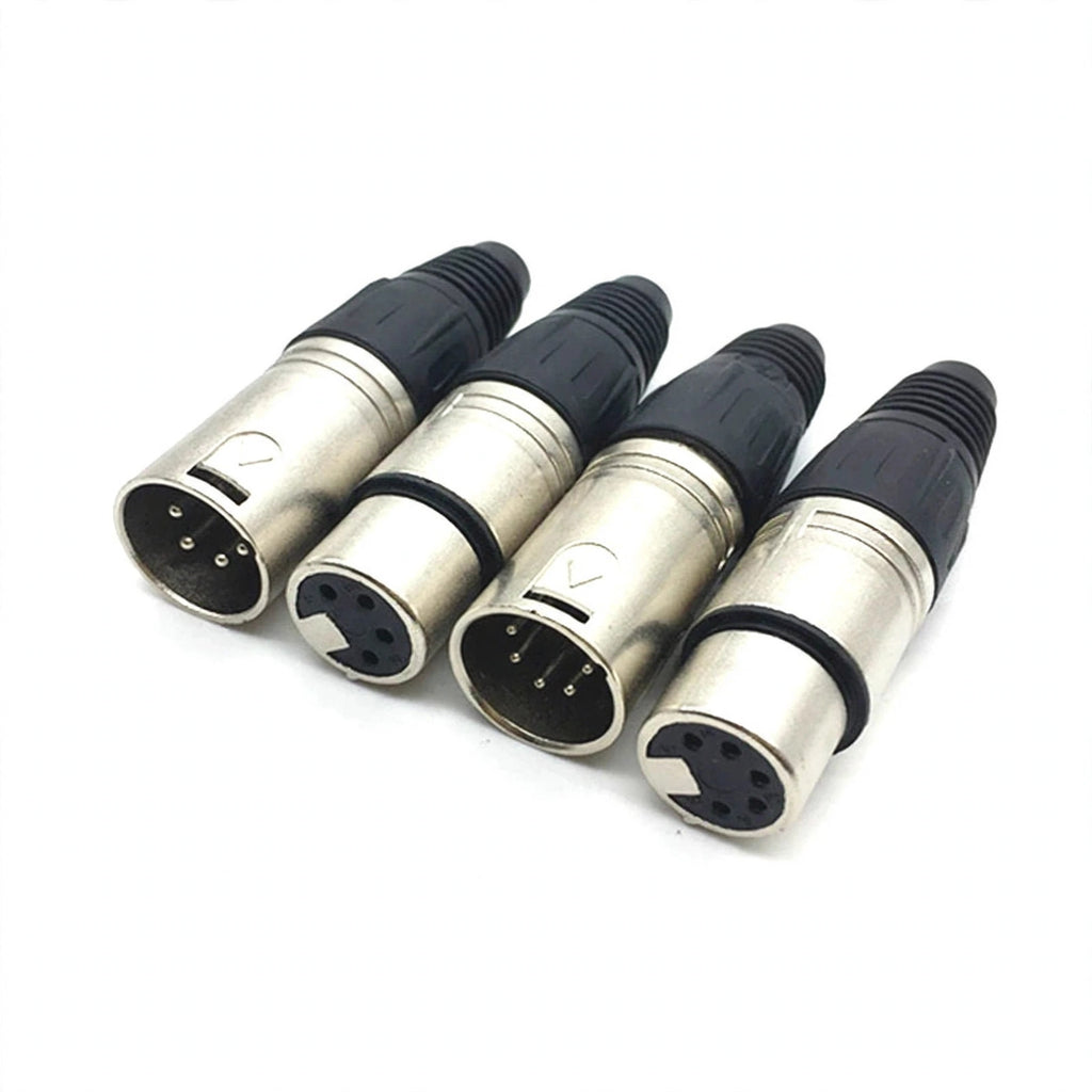 1pcs 3,4,5,6,7 pin Female/Male Straight Microphone Audio XLR Speaker Panel mount socket Connector