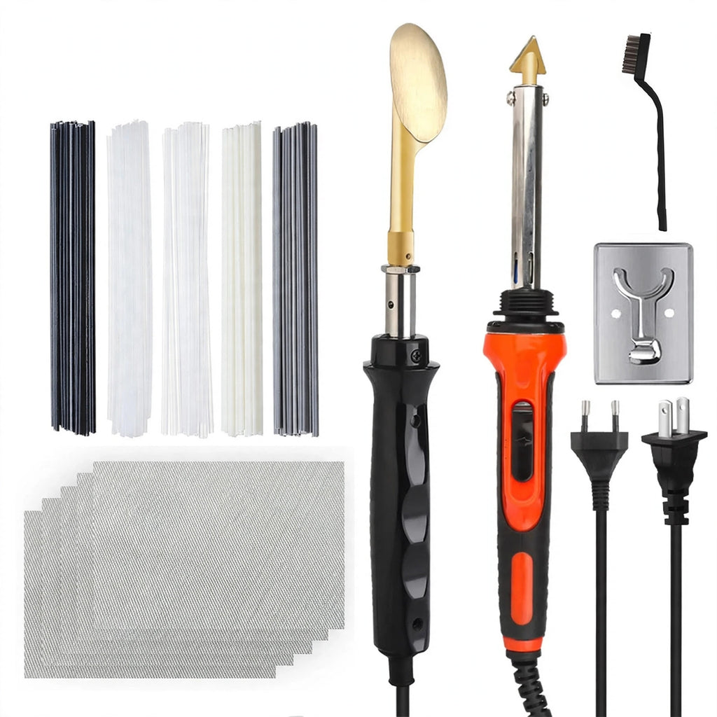 50W/100W Plastic Welding Repair Car Bumper Repair Soldering Iron Kit Temperature Controlled Soldering StationRepair Ironing Tool