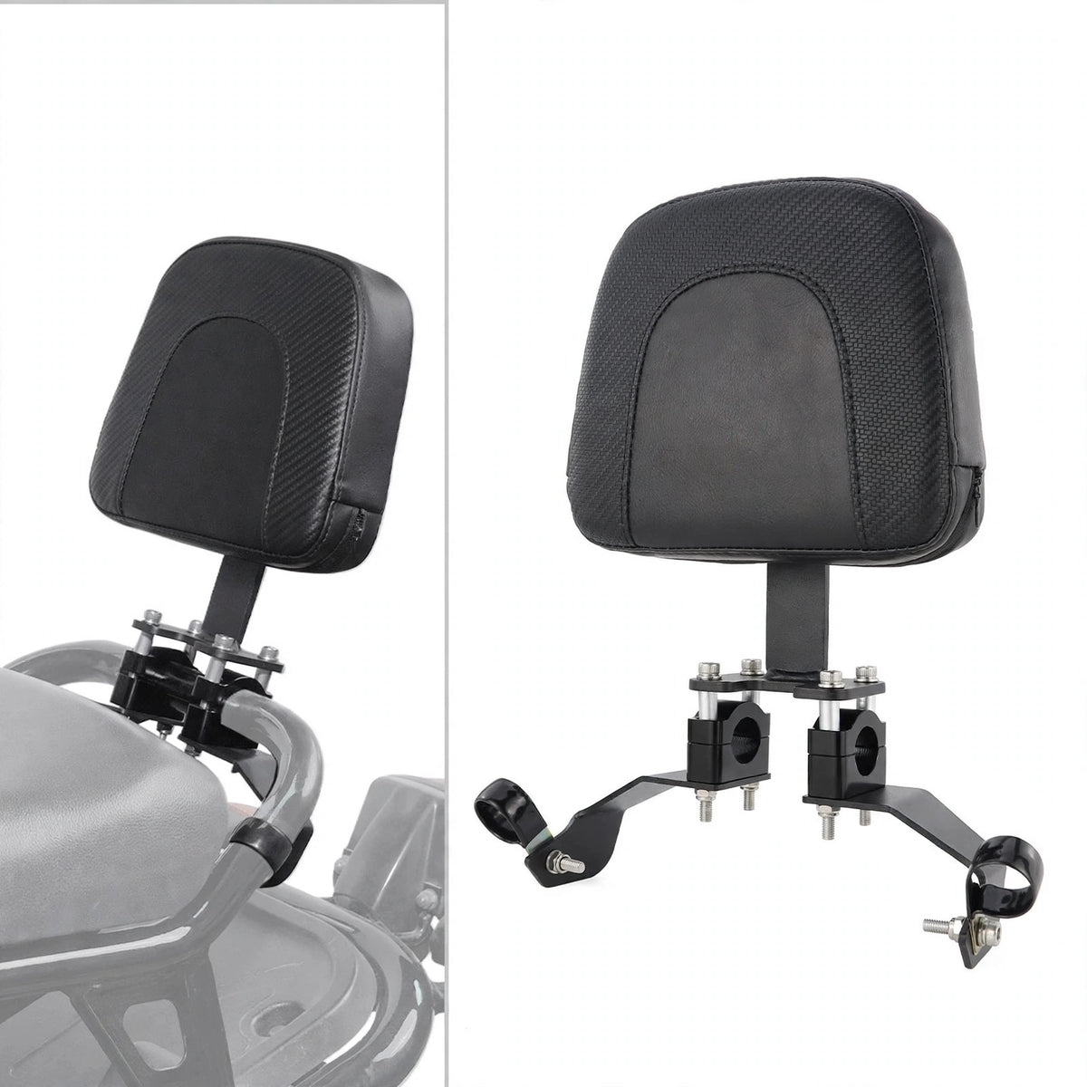 Passenger Seat Rear Backrest Cushion Back Rest Pad Motorcycle Backrest For Honda Ruckus / Zoomer NPS50 2003-2023 2024