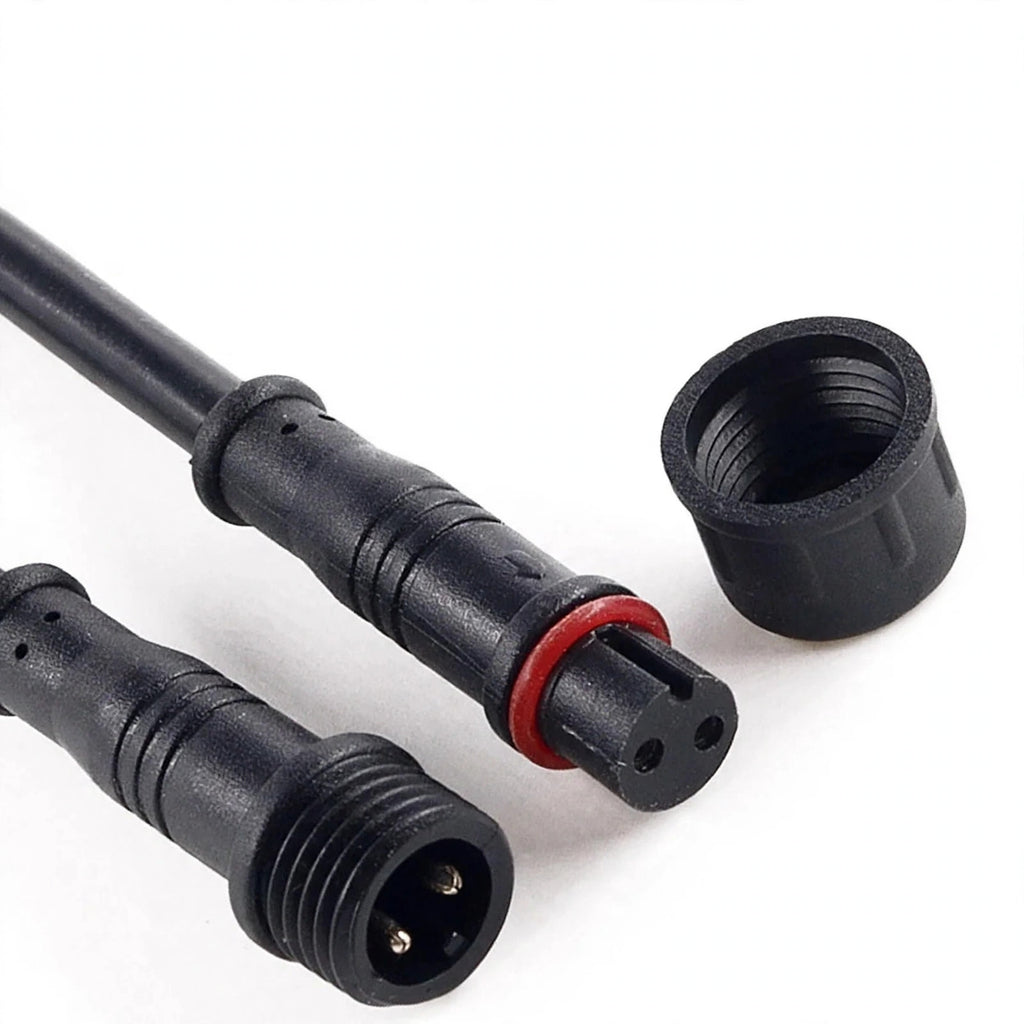 5/20Pcs M12 Waterproof 2 3 4 5Pin IP65 Cable Wire Plug for LED Strips Male and Female Jack 20cm Length Connector Small Size Head