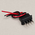 4-Pin High-Discharge Battery Connector | 14AWG Silicone Wire | For Amego, Emmo & Green Moto