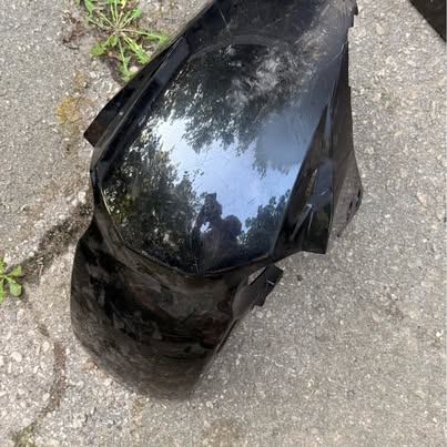 Used Black Motorcycle Front Fender | Fits Emmo Proton & Emmo Gandan
