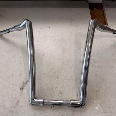 Chrome Ape Hanger Motorcycle/ Ebike Handlebars
