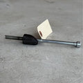 Folding E-Bike Stem Metal Rod with Black Grip | Threaded Shaft
