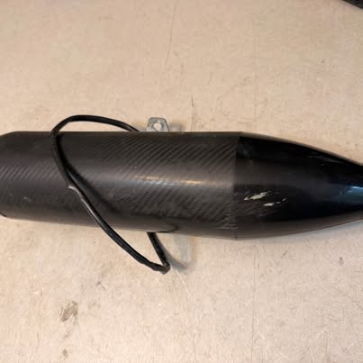 KMZ 736 waterproof motorcycle exhaust and Bluetooth speaker for Ebike or electric motorcycle LED
