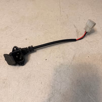 Emmo Electric Scooter Charging Port | 3-Pin IEC Charger Socket with Flip Cover | E-Bike Charge Port