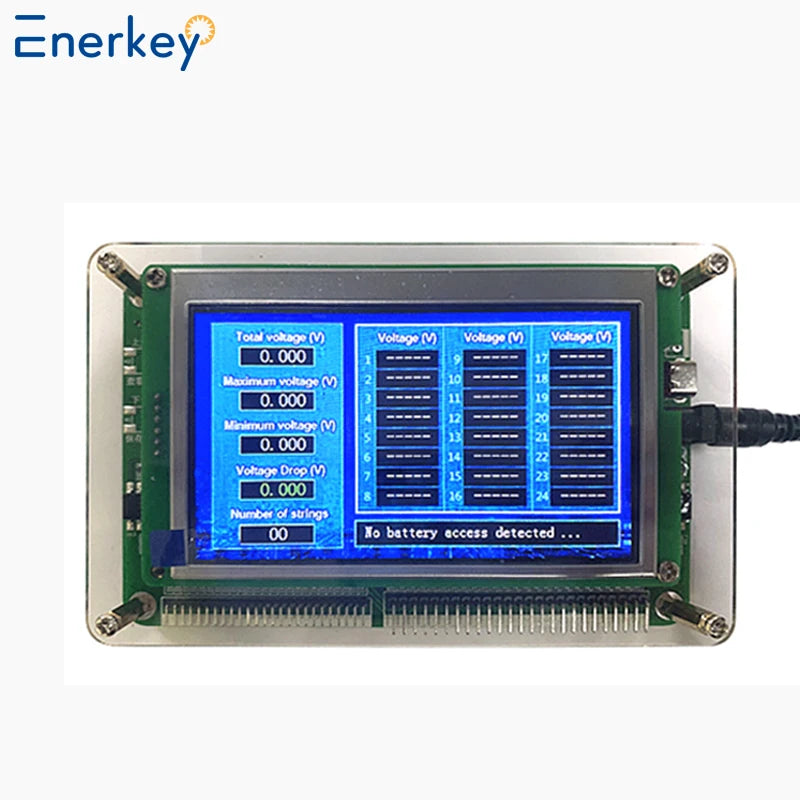 Enerkey 1S-24S Lifepo4 Battery Voltage Tester Lithium ion Single Cell Measurement Identify String Number Lto Volt METER Display