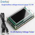 Enerkey Battery Voltage Tester | 1–24S Cell Measurement | Li-ion/LiFePO4/LTO
