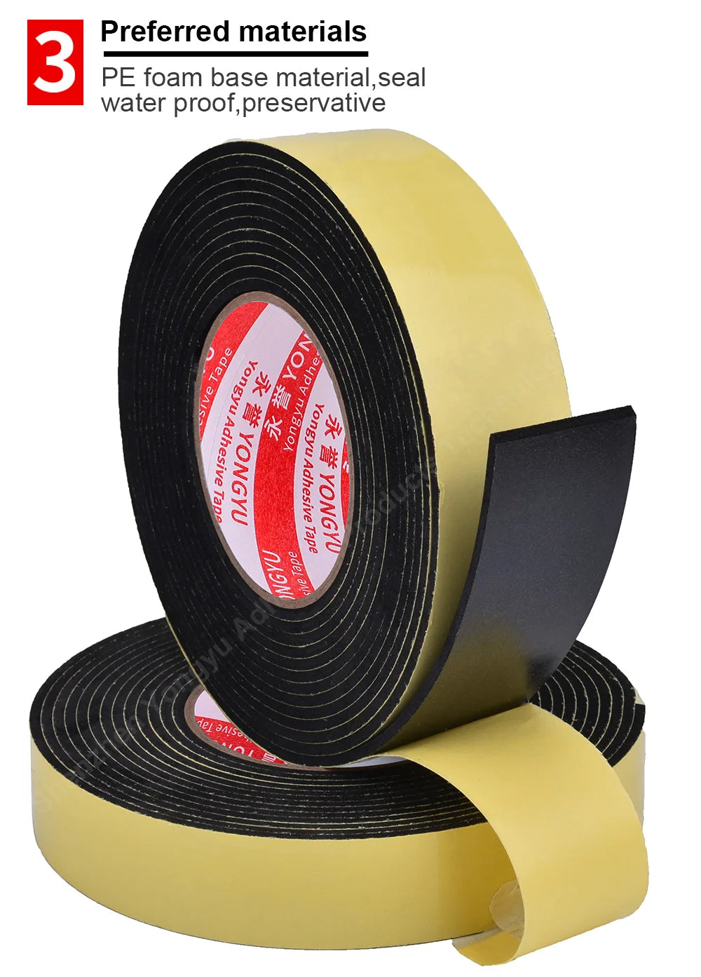 EVA Foam Adhesive Tape | Single-Sided, Shockproof | Moisture & Friction Protection
