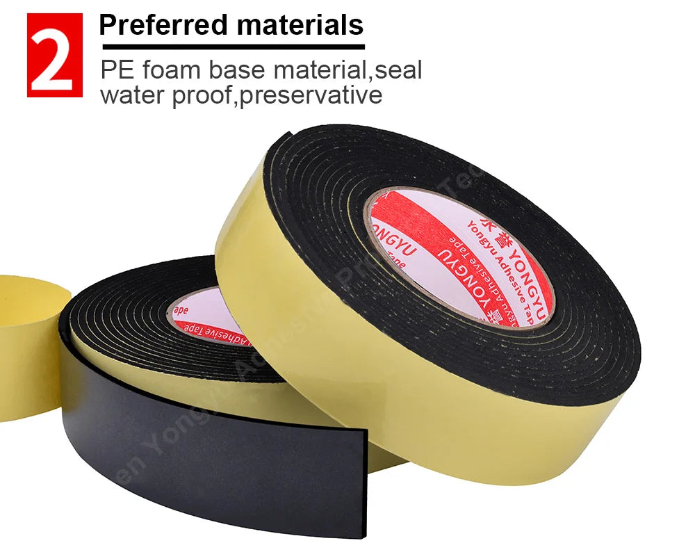 EVA Foam Adhesive Tape | Single-Sided, Shockproof | Moisture & Friction Protection