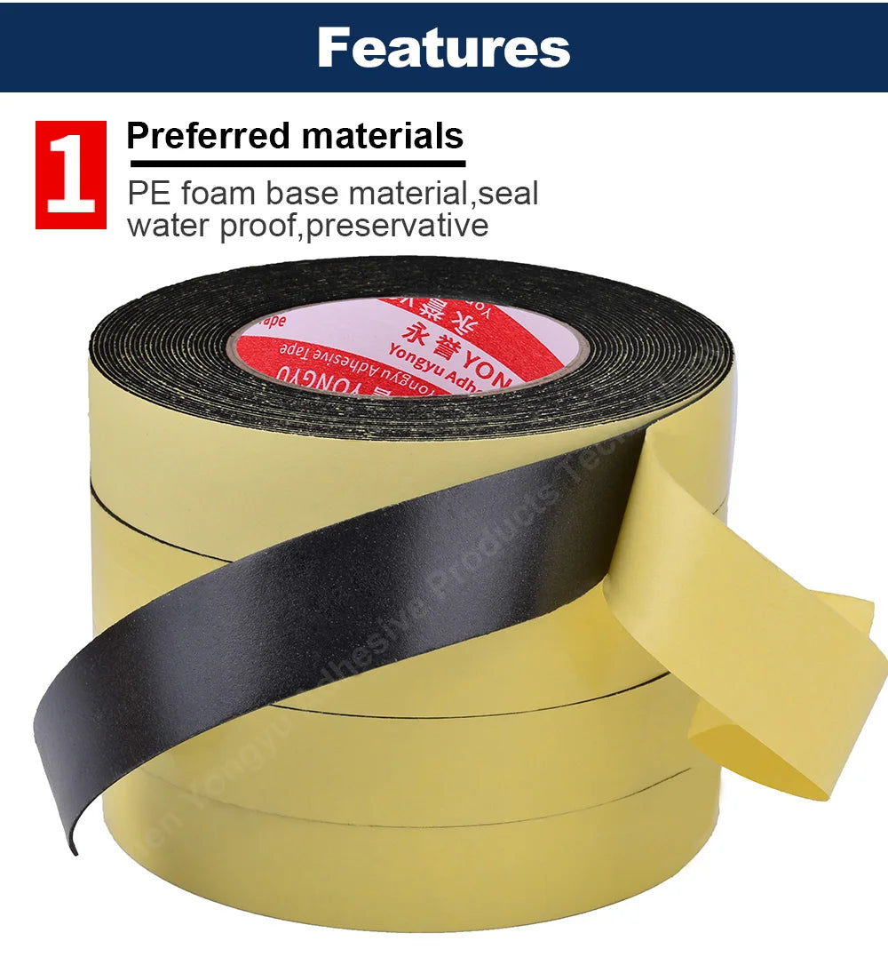 EVA Foam Adhesive Tape | Single-Sided, Shockproof | Moisture & Friction Protection