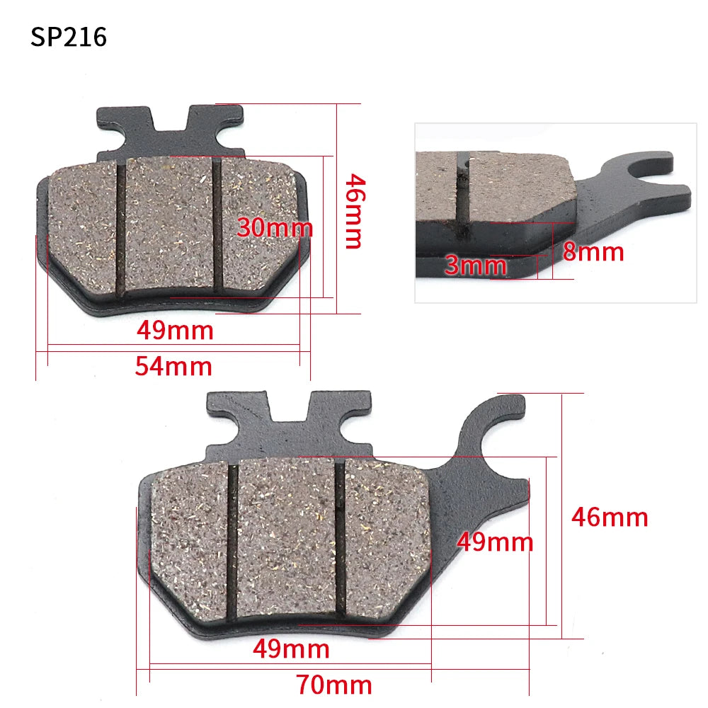 Motorcycle Brake Pads | Replacement Pads | General Fit