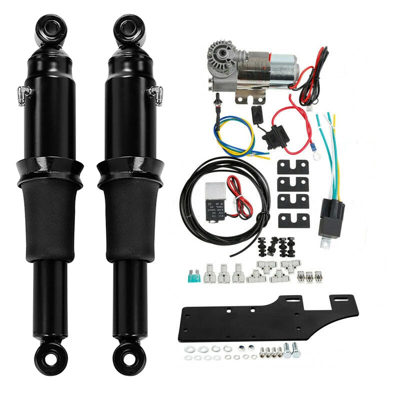 Harley Rear Air Ride Shocks | Height-Adjustable | 1994–2024 Touring