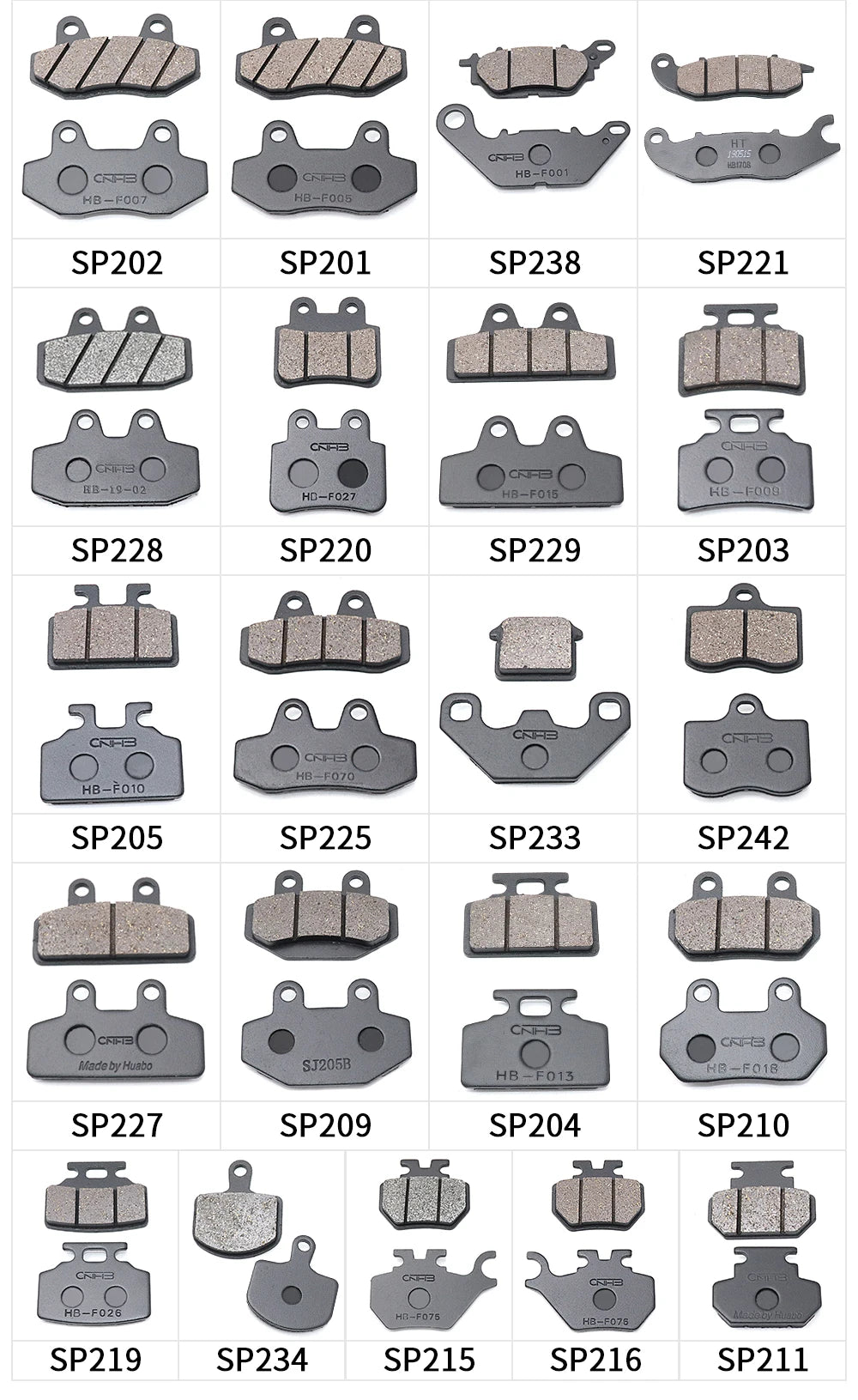 Motorcycle Brake Pads | Replacement Pads | General Fit