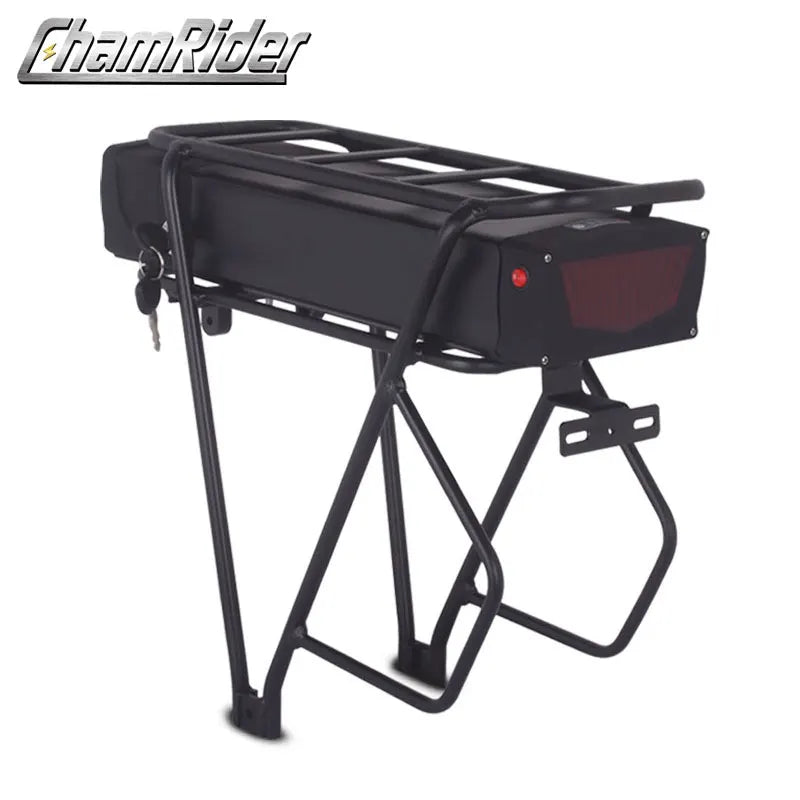 E-Bike Battery Case | 36-72V Box & Rack | 5V USB Options
