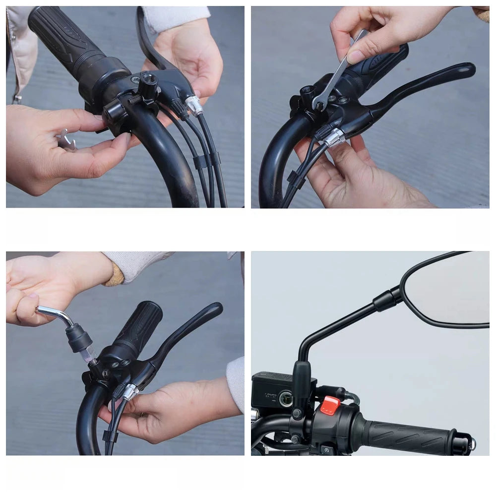 Handlebar Mirror Adapter | 8mm/10mm Clamp Mount | Universal