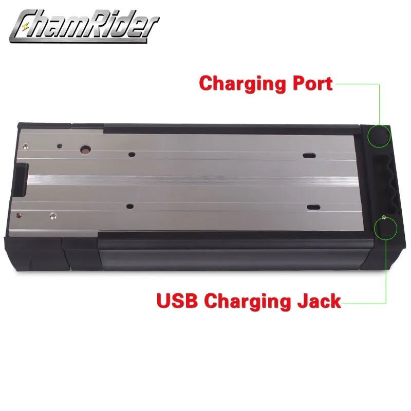 E-Bike Battery Case | 5V USB Luggage Rack Box | 10S-20S Builds