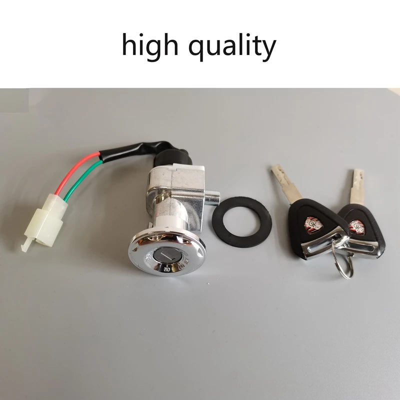 Universal Ignition Key Switch | ON/OFF 2 Keys | Motorcycles & E-Bikes