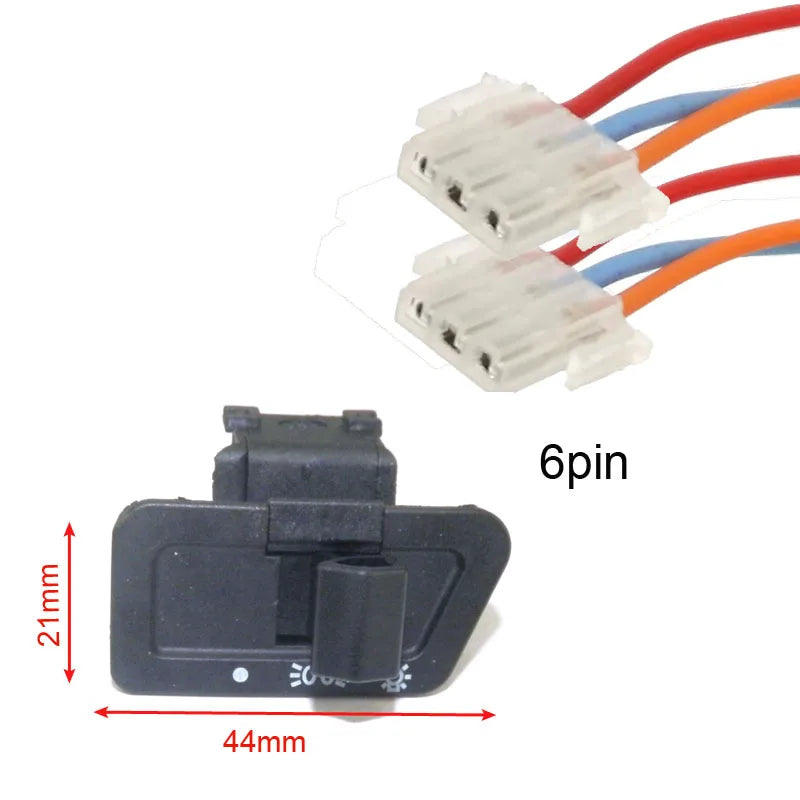Handlebar Control Switch | Horn, Lights, Signals & Start | Moto