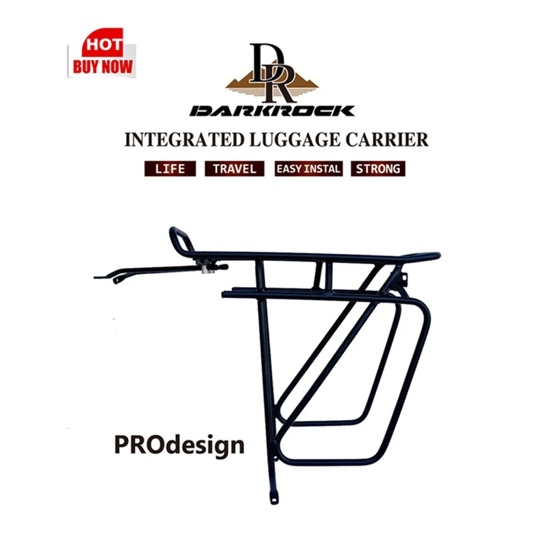 Rear Cargo Rack 26/27.5/29 | Aluminum Alloy | MTB & Touring
