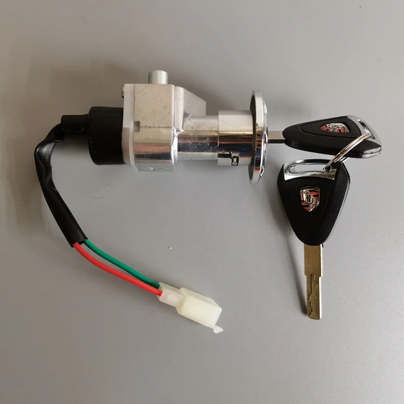 Universal Ignition Key Switch | ON/OFF 2 Keys | Motorcycles & E-Bikes