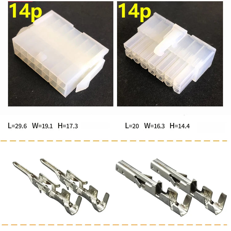 5557/5559 Harness Connector Kit | 4.2mm 6–24 Pin | Male & Female