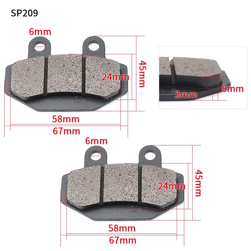 Motorcycle Brake Pads | Replacement Pads | General Fit