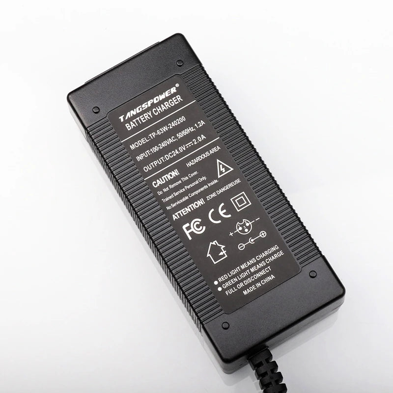 24V 2A Lead-Acid Battery Charger | 28.8V Wheelchair | 4 Connector Options