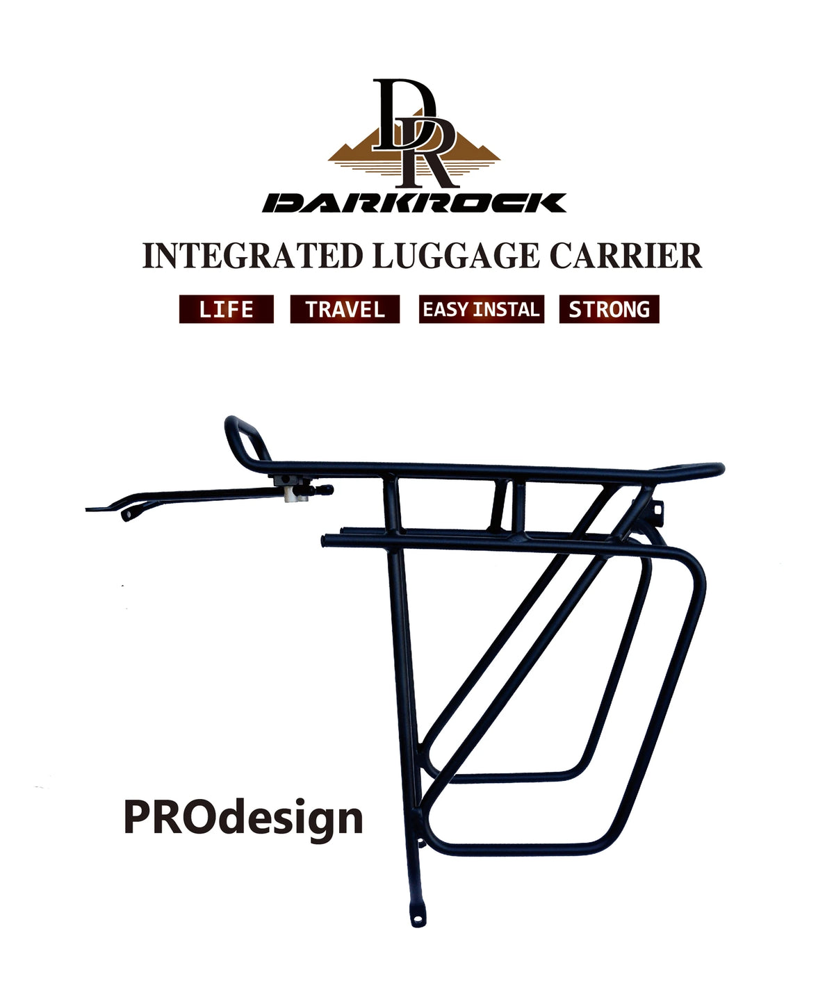 Rear Cargo Rack 26/27.5/29 | Aluminum Alloy | MTB & Touring