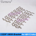 Turmera 48V Silver Fish Battery 13S5P 18650 Holder with 13S 15A Balancing BMS Welding Nickel for 52V Electric Bike Batteries Use