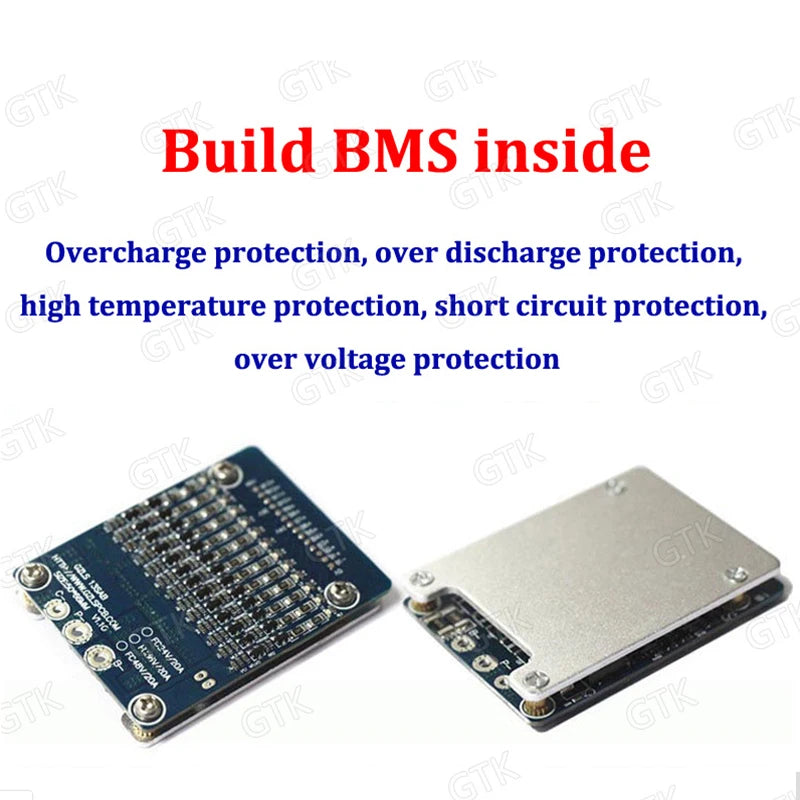 GTK 72V 25Ah 30Ah 40Ah Lifepo4 Lithium battery BMS 24S for 3000W 5000W 6000W EV Reliable Backup Power Supply Industrial Au