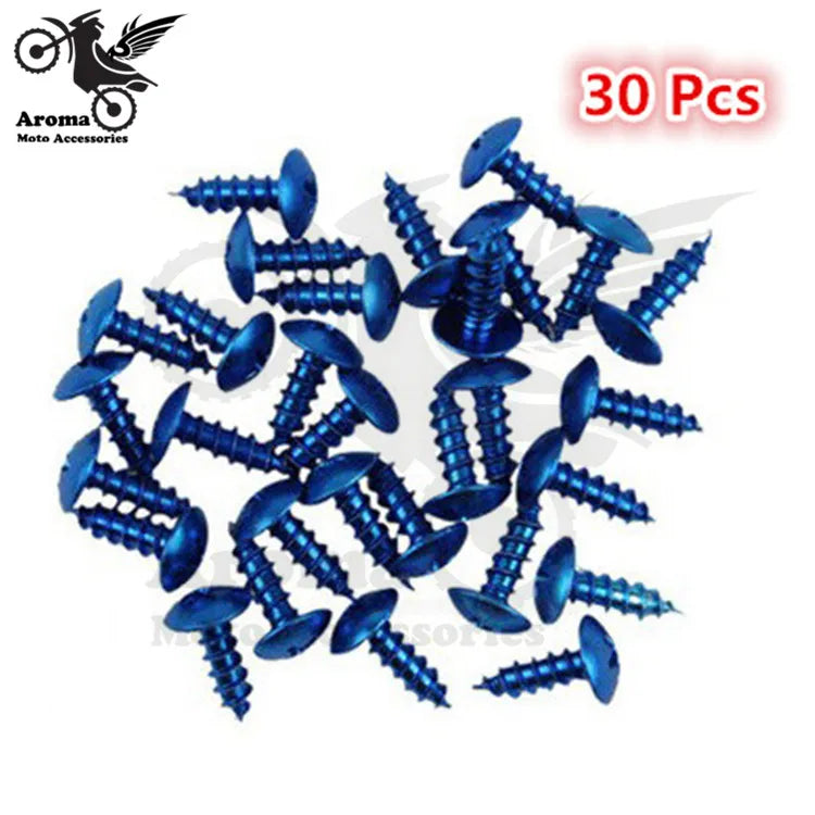 Motorcycle Nut & Bolt Decals | Spiky Covers, 6 Colors | Motocross & Pit Bike