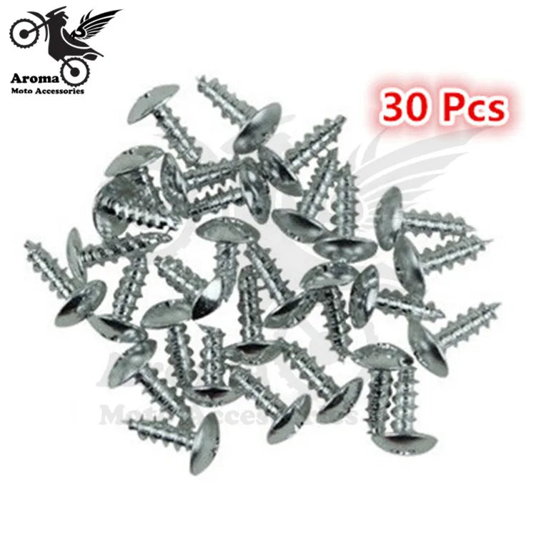 Motorcycle Nut & Bolt Decals | Spiky Covers, 6 Colors | Motocross & Pit Bike