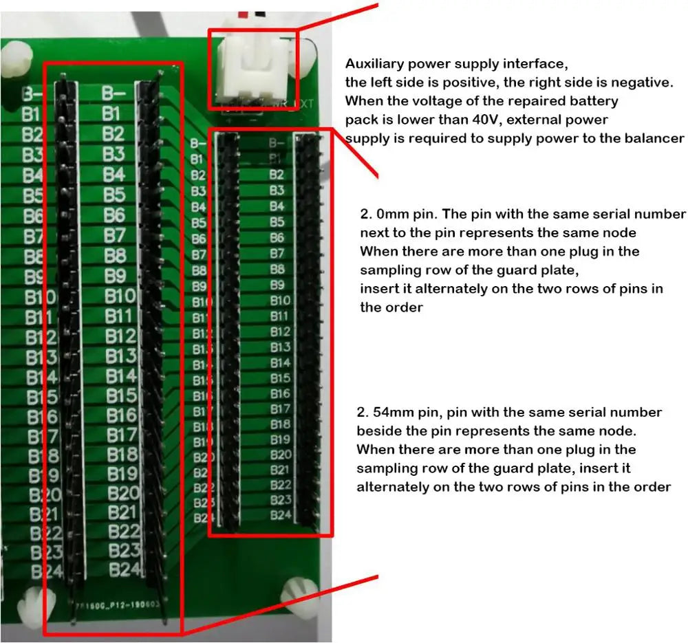 for JK Active Balancer Automatic Battery Differential Voltage Repair Bluetooth Equalizer Transfer XH2.54mm turn to 2.0mm Adapter