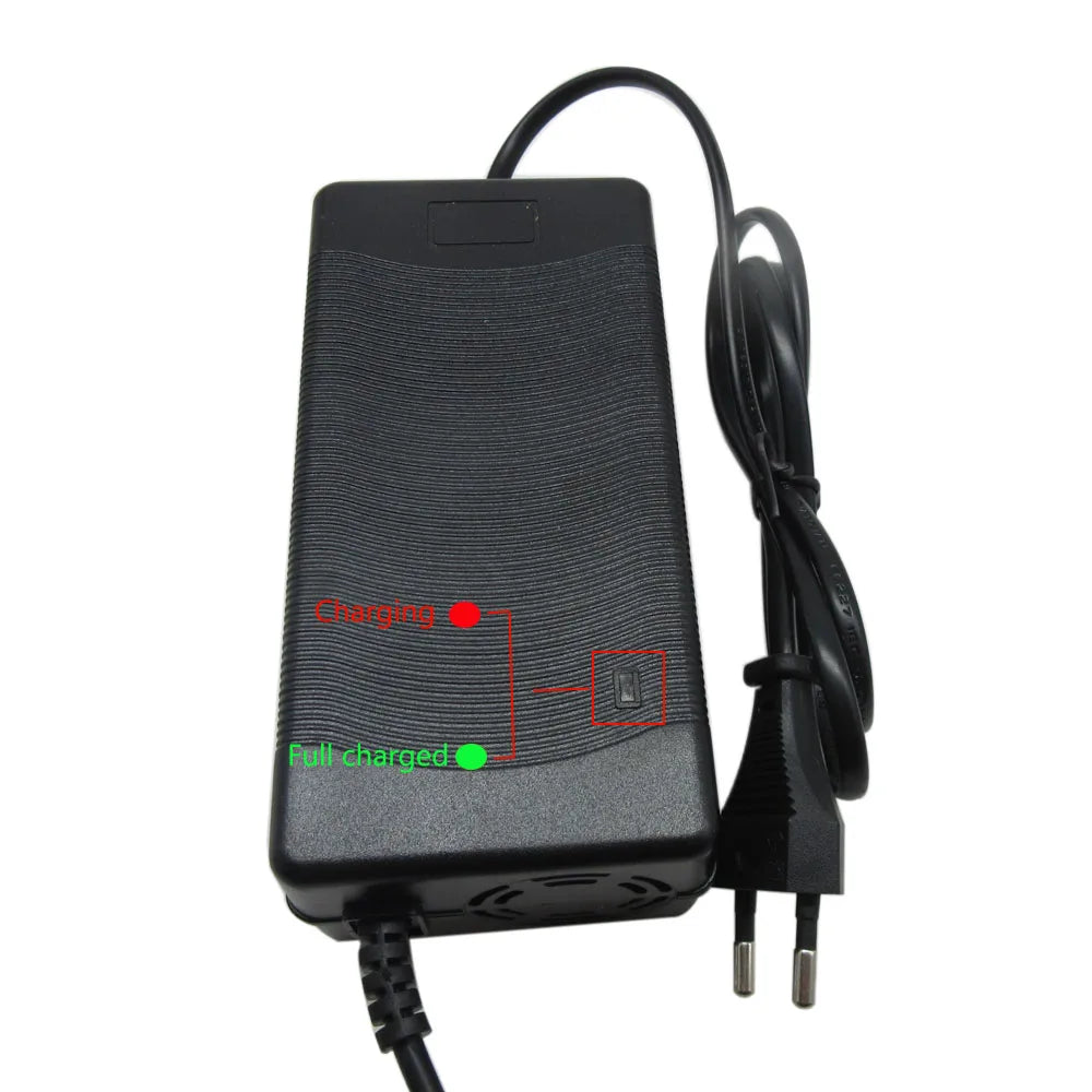 48V 4A Li-Ion Charger | 54.6V 13S Fast Charge | XLR + Fan