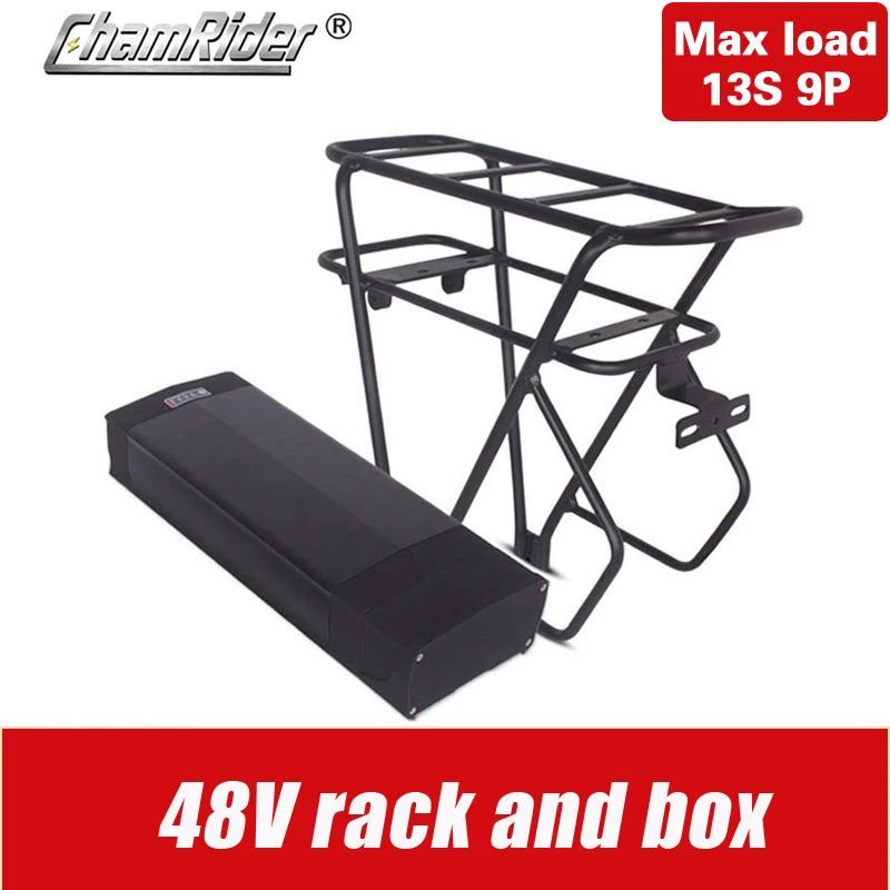 E-Bike Battery Case | 5V USB Luggage Rack Box | 10S-20S Builds